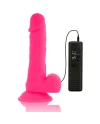 DIVERSIA DILDO FLEXIBLE CON VIBRACION 205 CM ROSA