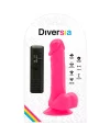 DIVERSIA DILDO FLEXIBLE CON VIBRACION 205 CM ROSA