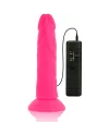 DIVERSIA DILDO FLEXIBLE CON VIBRACION 23 CM PINK