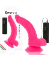 DIVERSIA DILDO FLEXIBLE CON VIBRACION 215 CM ROSA