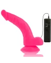 DIVERSIA DILDO FLEXIBLE CON VIBRACION 215 CM ROSA