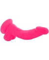 DIVERSIA DILDO FLEXIBLE CON VIBRACION 215 CM ROSA