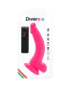 DIVERSIA DILDO FLEXIBLE CON VIBRACION 215 CM ROSA