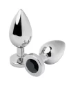 METALHARD ANAL PLUG DIAMOND NEGRO MEDIUM 762CM