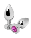 METALHARD ANAL PLUG DIAMOND ROSA MEDIUM 762CM