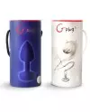 FUNTOYS GPLUG ANAL VIBRADOR RECARGABLE GRANDE AZUL CIELO 39CM