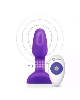 B-VIBE RIMMING CONTROL REMOTO ANAL PLUG PETITE LILA