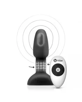 B-VIBE RIMMING CONTROL REMOTO ANAL PLUG PETITE NEGRO