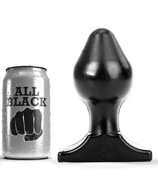 ALL BLACK ANAL PLUG 16X8CM