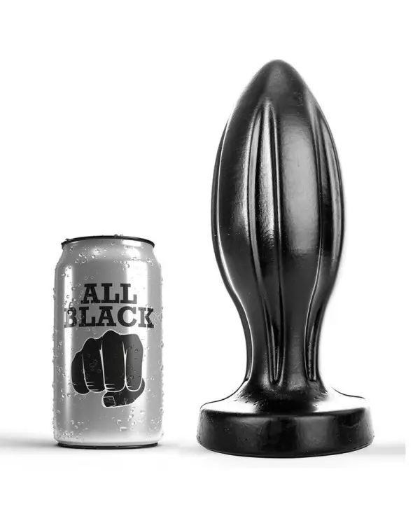 ALL BLACK ANAL PLUG 21CM