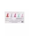 CALEX KIT 5PC DILATADORES VAGINALES O ANALES MULTICOLOR