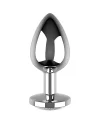 COQUETTE CHIC DESIRE PLUG ANAL DE METAL TALLA M CRISTAL CLEAR 35 X 8CM