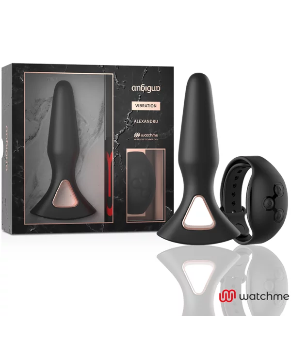 ANBIGUO WATCHME CONTROL REMOTO VIBRADOR PLUG ANAL ALEXANDRU