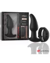 ANBIGUO PLUG ANAL VIBRADOR CON ROTACIoN DE PERLAS CONTROL REMOTO AMADEUS