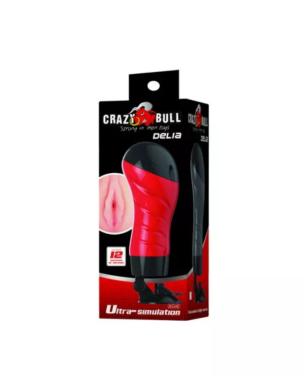 BAILE CRAZYFLORA VAGINA CON BASE MASTURBADOR VOZ