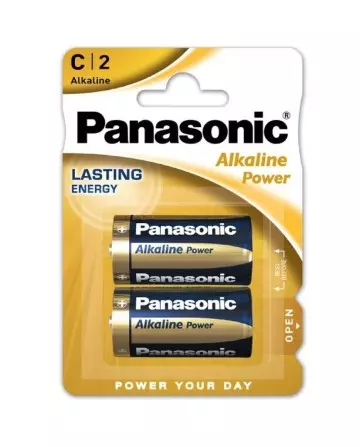 PANASONIC BRONZE PILA ALKALINA C LR14 BLISTER2