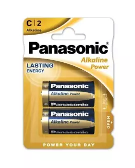 PANASONIC BRONZE PILA ALKALINA C LR14 BLISTER*2