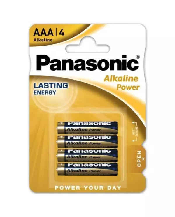 PANASONIC BRONZE PILA ALCALINA AAA LR03 BLISTER4