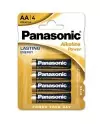 PANASONIC BRONZE PILA ALCALINA AA LR6 BLISTER4