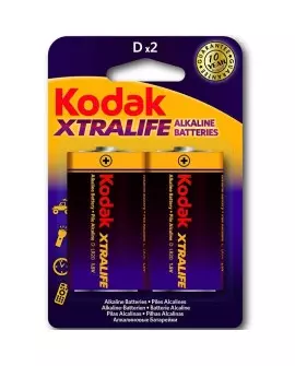 KODAK XTRALIFE PILAS ALCALINAS D LR20 1.5V