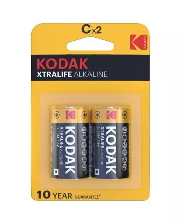 KODAK XTRALIFE PILAS ALCALINAS C X 2 UNDS