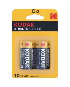 KODAK XTRALIFE PILAS ALCALINAS C X 2 UNDS