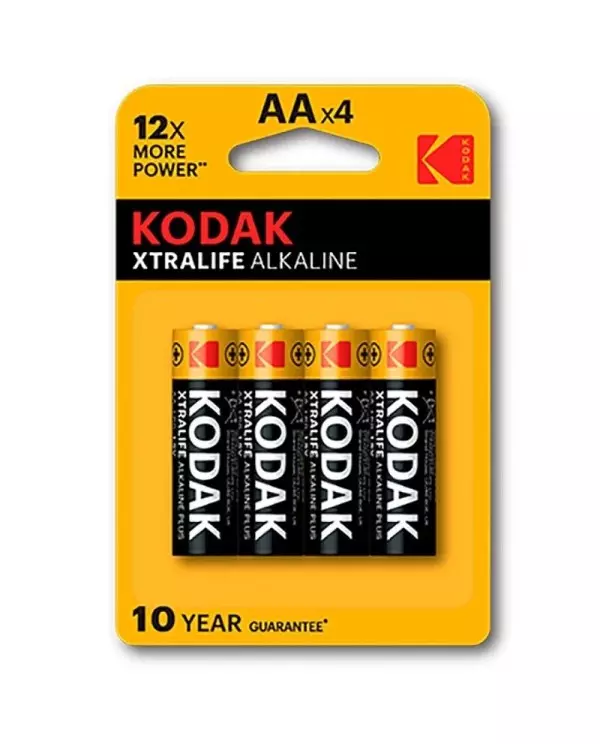 KODAK XTRALIFE PILA ALCALINA AA LR6 BLISTER4