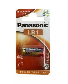 PANASONIC PILA ALCALINA LR1 1.5V BLISTER 1 UNIDAD