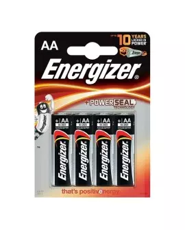 ENERGIZER ALKALINE POWER PILA ALCALINA AA LR6 BLISTER*4