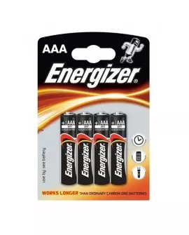 ENERGIZER ALKALINE POWER PILA ALCALINA AAA LR03 BLISTER*4