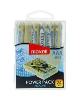 MAXELL PILA ALCALINA AAA LR03 PACK*24 PILAS