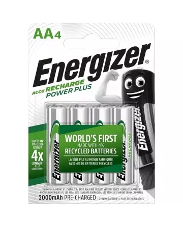 ENERGIZER PILAS RECARGABLES AA4 BLISTER 4