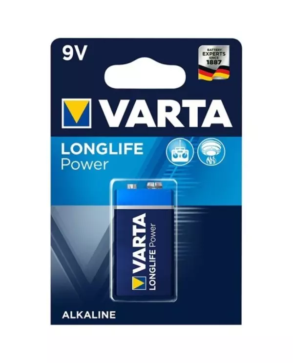 VARTA LONGLIFE POWER PILA ALCALINA 9V LR61 BLISTER1