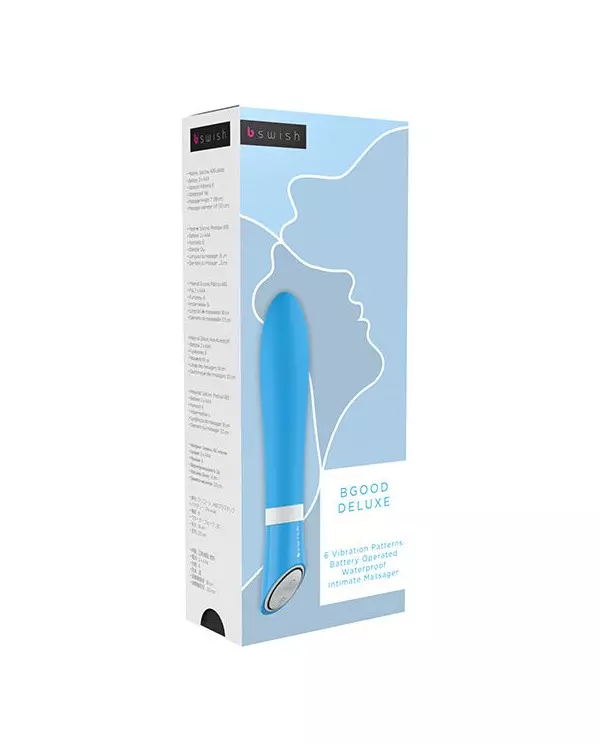 B SWISH BGOOD DELUXE VIBRATOR AZUL