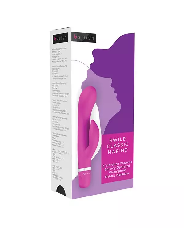 B SWISH BWILD CLASSIC MARINE RABBIT VIBRATOR CERISE