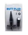 BAILE BUTT PLUG ANAL CON VIBRACION NEGRO