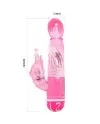 BAILE VIBRADOR MULTIVELOCIDAD CON ESTIMULADOR ROSA