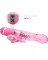 BAILE VIBRADOR MULTIVELOCIDAD CON ESTIMULADOR ROSA