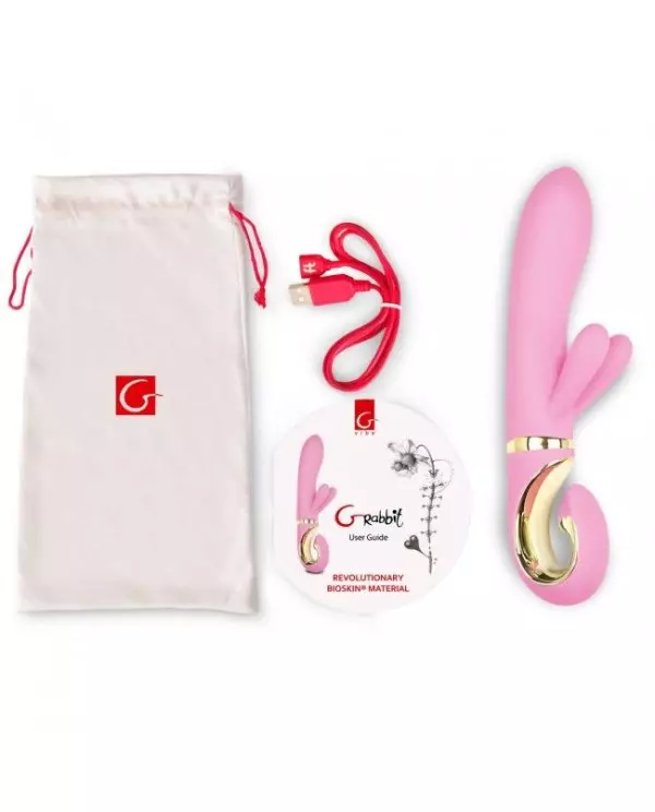 G RABBIT VIBRADOR CONEJITO RAMPANTE ROSA