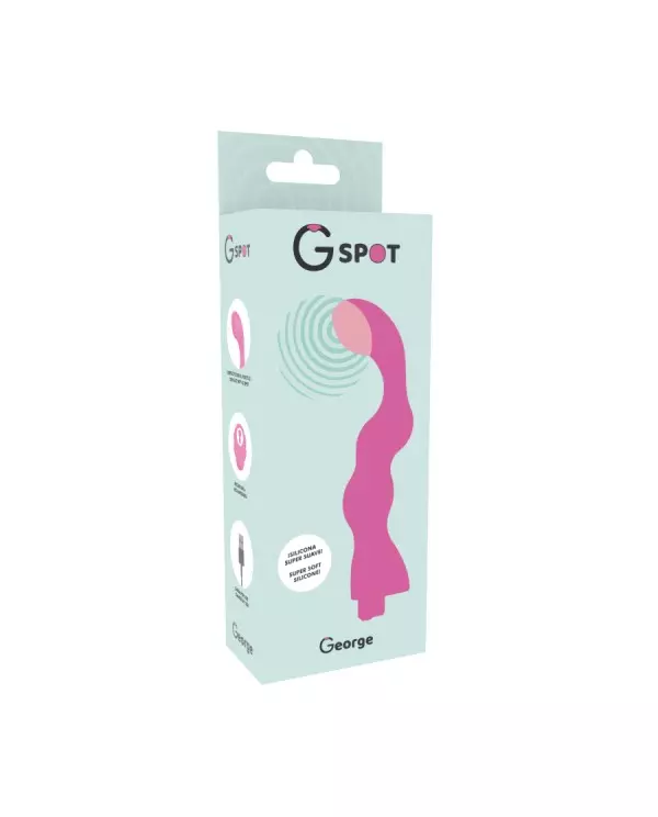 G SPOT GEORGE VIBRADOR PUNTO G ROSA CHICLE