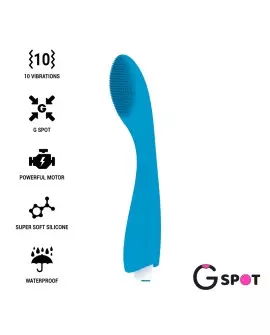 G-SPOT GYLBERT VIBRADOR PUNTO G AZUL TURQUESA