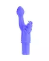 SILICONE CONEJITO VIBRADOR KISS LILA