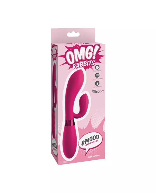 OMG MOOD SILICONE VIBRADOR ROSA