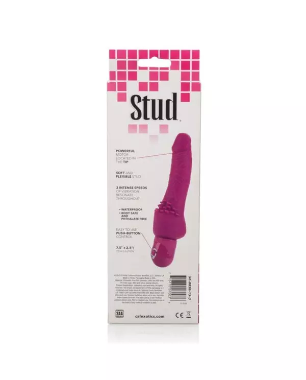 CALEX POWER STUD CLITERRIFIC VIBRADOR ROSA