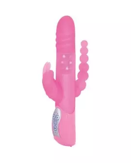 SEVENCREATIONS E RABBIT TRIPLE PLAY- VIBRADOR TRIPLE ESTIMULACIÓN ROSA