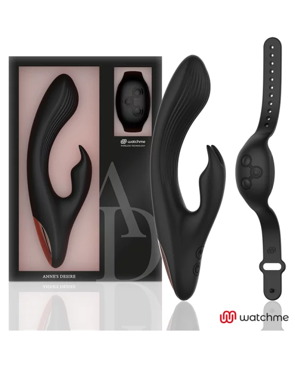 ANNE S DESIRE RABBIT CONTROL REMOTO TECNOLOGiA WATCHME NEGRO