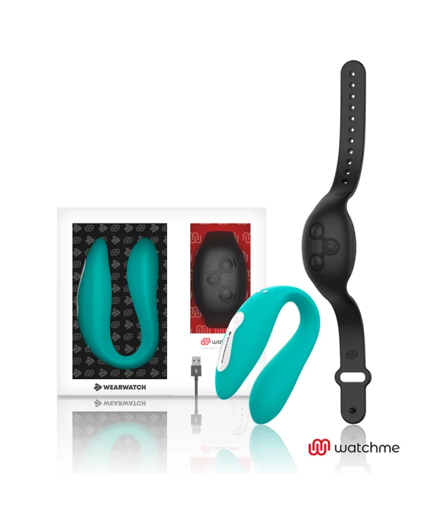 WEARWATCH VIBRADOR DUAL TECHNOLOGY WATCHME AGUAMARINA AZABACHE