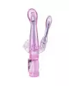 VIBRADOR FLEXIBLE CON ESTIMULADOR ANAL