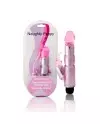 VIBRADOR C ESTIMULADOR ROSA REGULABLE