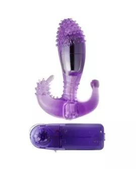 ESTIMULADOR LILA VAGINAL Y ANAL CON VIBRACION